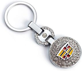 img 4 attached to Keychain Cadillac Decoration Keychains Accessories Cadillac