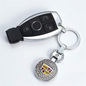 img 2 attached to Keychain Cadillac Decoration Keychains Accessories Cadillac