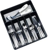 🍴 kitchen drawer flatware organizer - galashield silverware tray for utensils and cutlery логотип