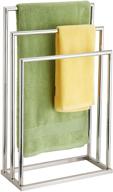 🛁 organize your bathroom with the chrome plated decluttr freestanding 3 tier stainless steel towel rack logo