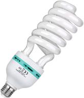 hpusn 85w 110v 5400k cfl daylight bulb for photography & video lighting - e27 mount logo