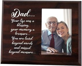 img 4 attached to Picture Frame Memorial Gifts Father