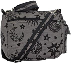 img 1 attached to 🌌 Starry Universe: Celestial Hippie Crossbody Shoulder Women's Handbags & Wallets for Effortless Style