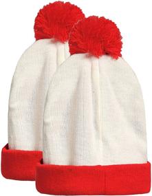 img 3 attached to 🎃 Discover the Spooky Sizzle of SSLR Halloween White Waldo Beanie - Perfect Accessories for Boys' Hats & Caps!