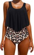 👙 omkagi women's high-waisted tankini swimsuit: stylish swimwear & cover-ups for women logo