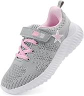 comfortable athletic girls' tennis shoes - yyz girls shoes logo