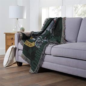 img 1 attached to Potter Slytherin Shield Tapestry Blanket