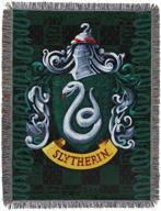 potter slytherin shield tapestry blanket logo