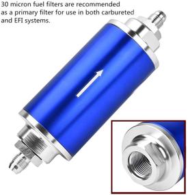 img 1 attached to EVIL ENERGY 30 Micron Inline Fuel Filter 6AN 8AN 10AN 58MM