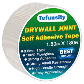 img 4 attached to Drywall Tape 1 80 Inch 180Feet Self Adhesive Heavy Duty