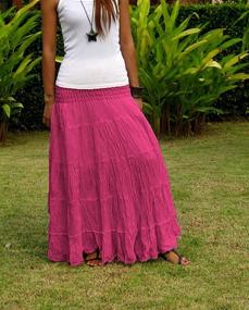 img 2 attached to 👗 Billy's Thai Shop Women's Maxi Skirt – Fashionable and Comfortable