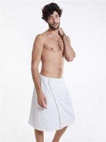 img 2 attached to SIORO Bamboo Adjustable Closure Charcoal Men's Clothing for Sleep & Lounge