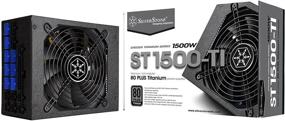 img 4 attached to SilverStone Technology ST1500-TI: 80 Plus Titanium 1500W Fully Modular ATX/PS2 Power Supply, SST-ST1500-TI-X, Black - High-Efficiency Power Solution for Your System