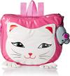 kidorable backpack lucky cat pink logo