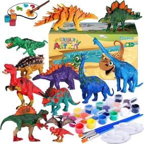 img 4 attached to 🦕 Dinosaur Painting for Children - Creative Arts and Crafts Project