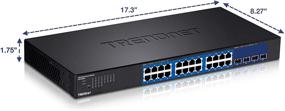 img 1 attached to TRENDnet TEG-30284: 28-портовый управляемый коммутатор с веб-интерфейсом и 🔀 гигабитными портами, слотами SFP+ 10G и высокоскоростными сетевыми входами.