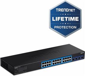 img 3 attached to TRENDnet TEG-30284: 28-Port Web Smart Switch with 🔀 Gigabit Ports, 10G SFP+ Slots, and High-Speed Network Uplinks