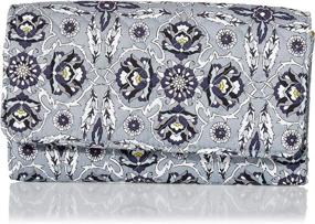 img 4 attached to 👜 Stylish Vera Bradley Signature Trifold Hummingbird Handbags & Wallets: A Must-Have for Women