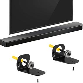 img 3 attached to 🔊 Wall Mount Bracket for Samsung Soundbars HW-M360, HW-K550, HW-M550, HW-K650, HW-K430, HW-K335, HW-K651, HW-K450 - Includes Screws