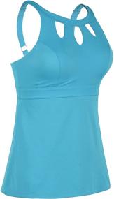 img 3 attached to Septangle Womens Tankini Halter Swimwear Women's Clothing in Swimsuits & Cover Ups