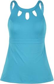 img 4 attached to Septangle Womens Tankini Halter Swimwear Women's Clothing in Swimsuits & Cover Ups