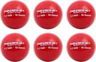 🏋️ powernet 3.2" weighted hitting batting training balls (6 pack) - choose weight, enhance strength and muscle, improve technique and form, softball size, boost hand-eye coordination логотип