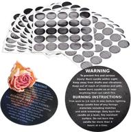 🕯️ candle warning labels stickers by cozyours logo