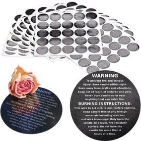 img 4 attached to 🕯️ Candle Warning Labels Stickers by Cozyours