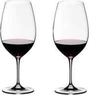 riedel vinum syrah glass, set of 2, crystal clear - enhanced seo логотип