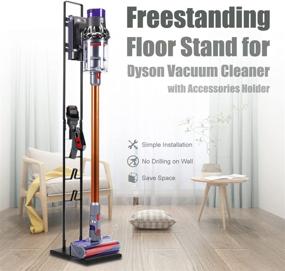 img 3 attached to Naconic Vacuum Stand Storage Stable Bracket Holder for Dyson V6 V7 V8 V10 V11 DC30 DC31 DC34 DC35 DC58 DC59 DC62 DC74 Cordless Cleaner: Organize and Store in Style!