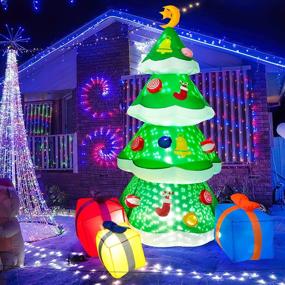 img 3 attached to 7.3FT Litake Inflatables Christmas Tree Outdoor Decorations with Built-in LED Lights - Blow Up Yard Décor for Xmas Party, Garden, Lawn - Indoor/Outdoor Holiday Ornament