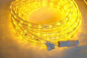 img 3 attached to 🌟 Enhance Your Indoor and Outdoor Spaces with Asparkle UL Listed 18Ft 216 LED Flexible Rope Lights Kit: Perfect for Home, Garden, Patio, Shop Windows, Christmas, New Year, Wedding, Birthday, Party, and Events (Warm White)