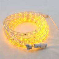 🌟 enhance your indoor and outdoor spaces with asparkle ul listed 18ft 216 led flexible rope lights kit: perfect for home, garden, patio, shop windows, christmas, new year, wedding, birthday, party, and events (warm white) логотип