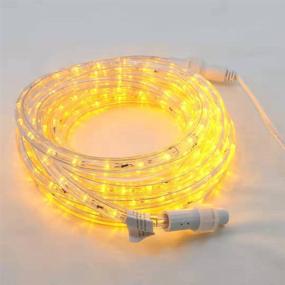 img 4 attached to 🌟 Enhance Your Indoor and Outdoor Spaces with Asparkle UL Listed 18Ft 216 LED Flexible Rope Lights Kit: Perfect for Home, Garden, Patio, Shop Windows, Christmas, New Year, Wedding, Birthday, Party, and Events (Warm White)