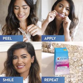 img 1 attached to 🦷 Crest 3D Whitestrips Sensitive Teeth Whitening Kit: Gentle and Effective 14-Treatment Solution