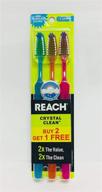 crystal clean toothbrushes - vibrant colors! (strong) logo