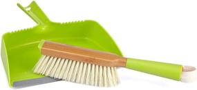 img 1 attached to 🌿 Full Circle Clean Team Brush & Dustpan Set, Green: A Perfect Cleaning Solution!