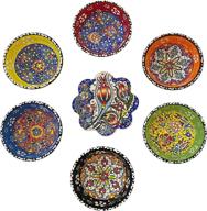 🍽️ decorative turkish ceramic bowl coaster логотип