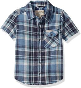 img 1 attached to 👕 Lucky Brand Boys' Little Sleeve Button Tops, Tees & Shirts: Stylish and Versatile Clothing for Kids