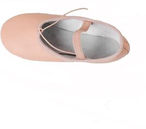 img 1 attached to Adult Split Leather Ballet Slipper