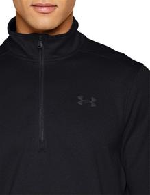 img 1 attached to 👕 Under Armour Men's 1/2 Zip T-Shirt in Armour Fleece