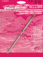 5-inch susan bates weaving needle in durable steel material logo