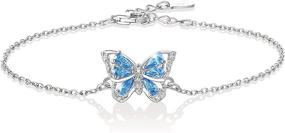 img 4 attached to Butterfly Butterflies Birthstone Friendship Inspirational