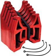 💯 premium valterra s1000r slunky hose support - 10' length, vibrant red: perfect for easy and efficient rv sewage management logo