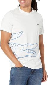 img 2 attached to Lacoste Sleeve Around Graphic T Shirt Men's Clothing