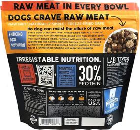 img 3 attached to Enhance Your Pet's Health with Nature's Diet Raw Mix Kibble - Infused with Freeze-Dried Chicken, Superfoods, and Probiotics