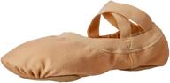 🩰 bloch women's pro elastic ballet flats, light sand, size 7.5 логотип