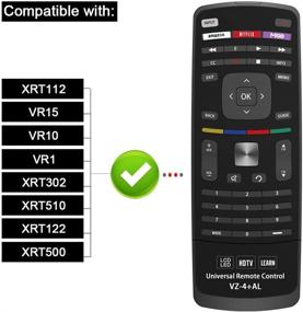 img 2 attached to 📱 Gvirtue Универсальный пульт дистанционного управления: совместимая замена для телевизора Vizio серии E/M с клавиатурой
