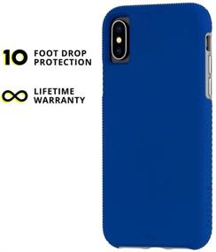 img 1 attached to Чехол Case-Mate - Tough Grip iPhone XS/X Grip Case - синий/титан (5,8 дюйма)