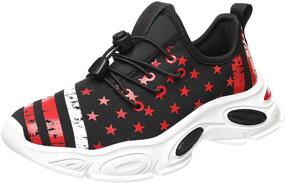 img 3 attached to 👟 ANREDF Little/Big Boys Girls Tennis Shoes: Lightweight, Breathable Athletic Running Sneakers for Active Kids